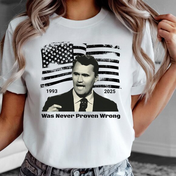 Tops - NEW custom tee unisex charlie kirk, charlie kirk shot, memory of charlie, prayer